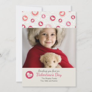 Herzensfoto Valentinstagskarte Feiertagskarte