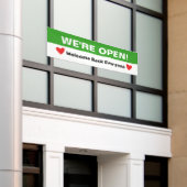 Herzensfreude für Unternehmen Banner (Äußeres Gebäude)