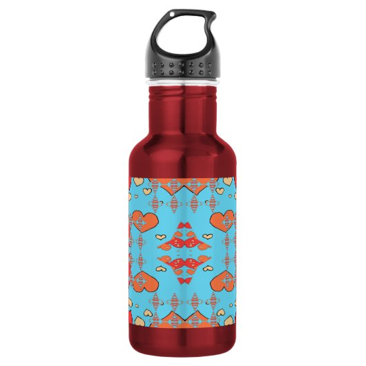 Herzensfunken Edelstahlflasche (Vorderseite)