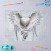 Herzensgeist, Engel beobachten Seidenpapier (Basteln)