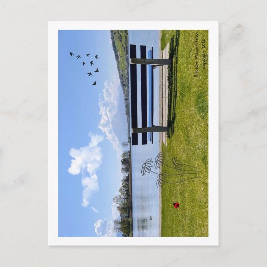 Herzensgrüsse aus der Natur – Hochwertige Postkarte (Vorderseite)