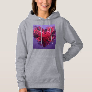 Herzenskoller Blüte Hoodie