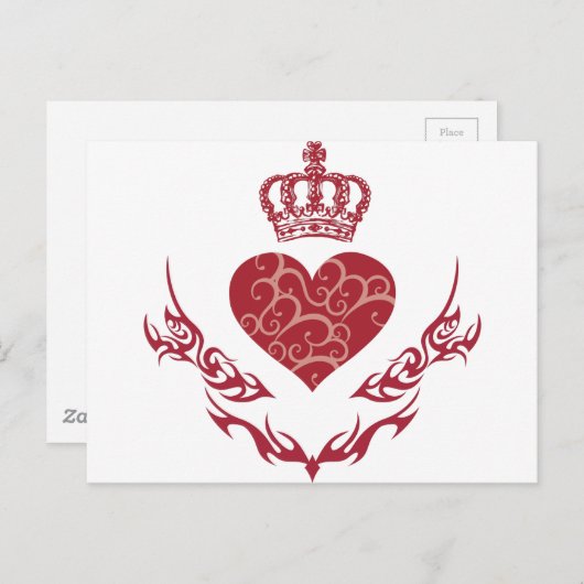 Herzenskönig Postkarte (Vorne/Hinten)