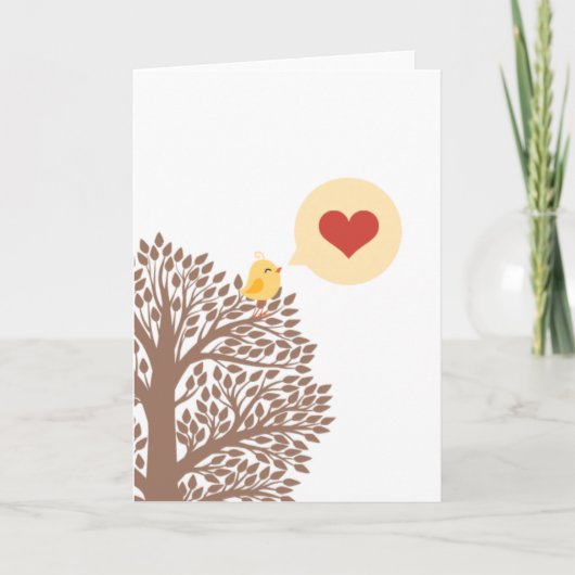 Herzenslied Karte (Vorderseite)