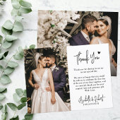 Herzenslupe Vielen Dank Foto Script Card