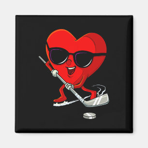 Herzenslust Eishockey Niedlicher Valentinstag Spor Magnet