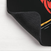 Herzenslust Eishockey Valentinstag Liebe Sport Mousepad (Ecke)