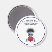 Herzenslust für Sie - Valentinstag Magnet (Vorderseite/Rückseite)