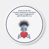 Herzenslust für Sie - Valentinstag Magnet (Vorne)