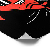 Herzenslust Fußball Valentinstag Football Girls Poster (Ecke)