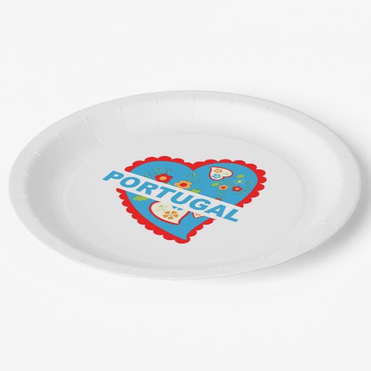 Herzenslust Pappteller (Schrägansicht)