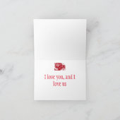 Herzenslust Valentine Feiertagskarte (Innenseite)