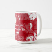 Herzenslust Valentine Kaffeetasse (VorderseiteRechts)