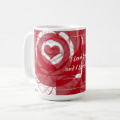 Herzenslust Valentine Kaffeetasse (Vorderseite Links)