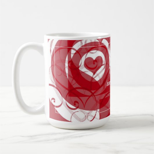 Herzenslust Valentine Kaffeetasse (Links)