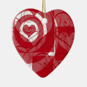 Herzenslust Valentine Keramik Ornament (Rechts)