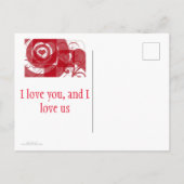 Herzenslust Valentine Postkarte (Rückseite)