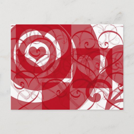 Herzenslust Valentine Postkarte (Vorderseite)