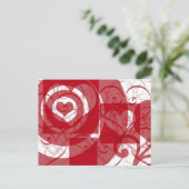 Herzenslust Valentine Postkarte (Stehend Vorderseite)