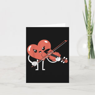 Herzenslust Violine Valentinstag Musik Liebe Mus Karte