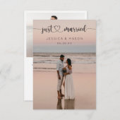 Herzensskript nur verheiratet Ankündigung Einladun (Vorne/Hinten)