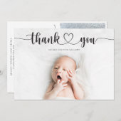 Herzensskriptankündigung Ankündigung Dankeschön-Ka (Vorne/Hinten)