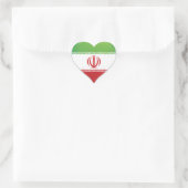 Herzensticker der iranischen Liebe Herz-Aufkleber (Tasche)