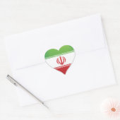 Herzensticker der iranischen Liebe Herz-Aufkleber (Umschlag)