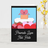 Herzensvortrag über Liebe: Leere Karte (Gelbe Blume)