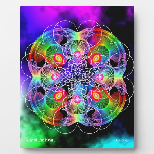 Herzensweg Fotoplatte (Vorderseite)