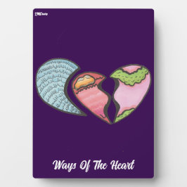 Herzenswege Fotoplatte