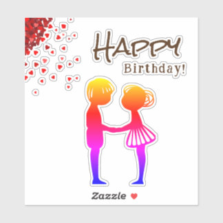 Herzenswunsch Aufkleber