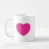 Herzentwurf, Liebeentwurf Kaffeetasse (Links)