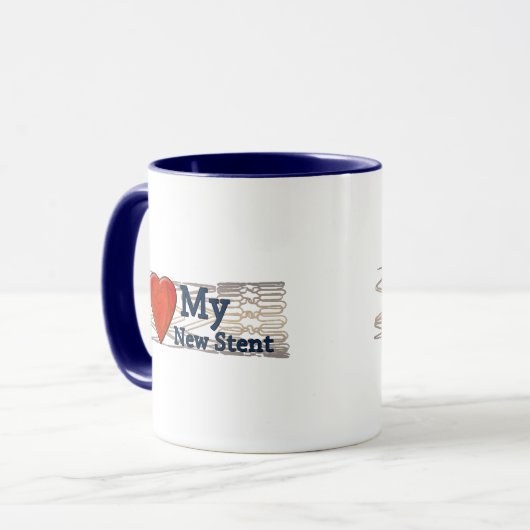 HerzErholungs-Geschenke| Stent-T - Shirts Tasse (Vorderseite Links)