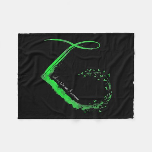 Herzerkrankung Bewusstsein Fleecedecke (Vorderseite (Horizontal))