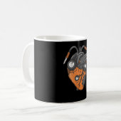 Herzerkrankung Kaffeetasse (Vorderseite Links)