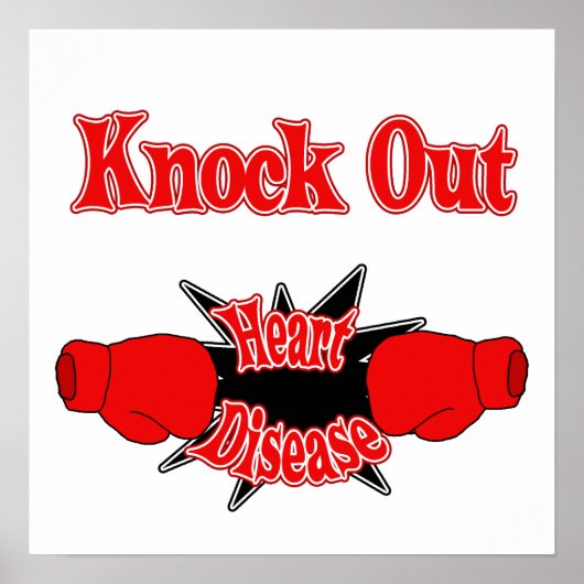 Herzerkrankung Poster (Vorne)