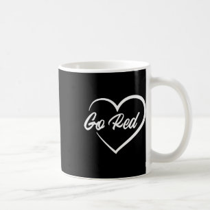 Herzerkrankungen Aufklärung Monat Rotes Herz Ameri Kaffeetasse