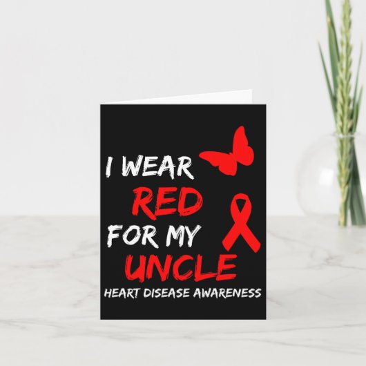 Herzerkrankungen Bewusstsein, dass ich für meinen Karte (Vorderseite)