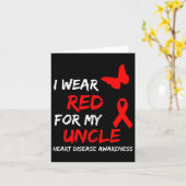 Herzerkrankungen Bewusstsein, dass ich für meinen Karte (Gelbe Blume)