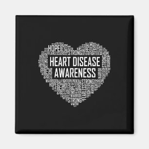 Herzerkrankungen Bewusstsein Herz Geschenk Februar Magnet