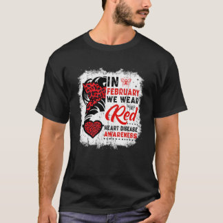Herzerkrankungen Bewusstsein im Februar tragen wir T-Shirt