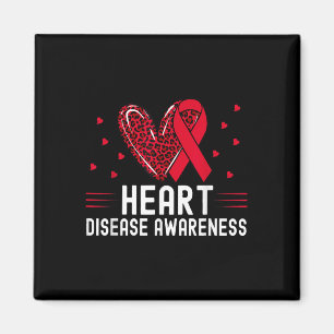 Herzerkrankungen Bewusstsein Shirt Chd Wear Red Magnet
