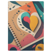 Herzerspezifisch Klemmbrett (Rückseite)