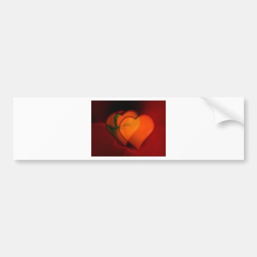 Herzerstreichen Autoaufkleber (Vorne)