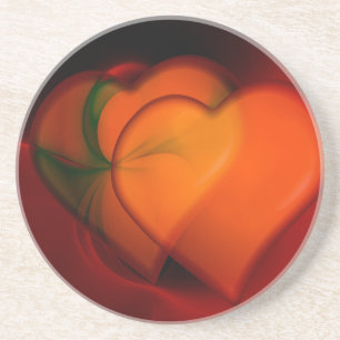 Herzerstreichen Getränkeuntersetzer