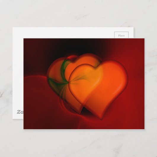 Herzerstreichen Postkarte (Vorne/Hinten)