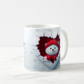 Herzerwärmender Holiday Bear Tasse-Klassisch Kaffeetasse (VorderseiteRechts)