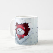 Herzerwärmender Holiday Bear Tasse-Klassisch Kaffeetasse (Vorderseite Links)
