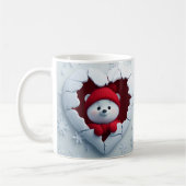 Herzerwärmender Holiday Bear Tasse-Klassisch Kaffeetasse (Links)